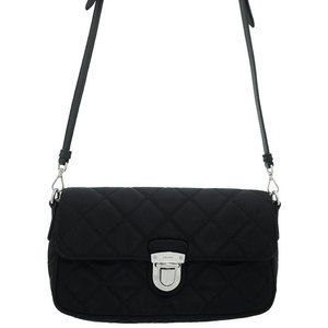 Prada Quilted Nylon Shoulder Bag Black